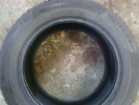 225/55R17 Continental WinterContact komplet opon zima 6,5mm nr7487