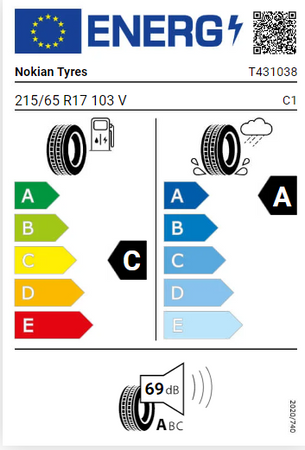 215/65R17 Nokian Wetproof 103V XL SUV opona letnia montaż gratis