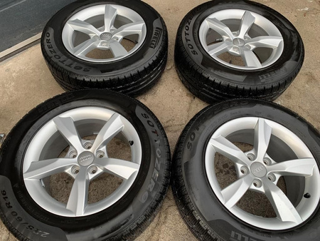 Oryginał Koła 225/60 16cali 4G0 Audi A6 C7 S-line A4 A5 Opony Zima 8mm