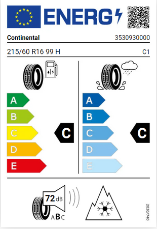 215/60R16 Continental Winter Contact TS830P XL 99H opona zimowa montaż gratis