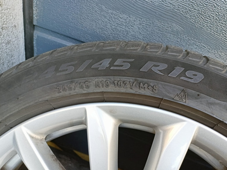 Oryginał koła 245/45R19 BMW 5 G30 G31 7 G11 G12 Pirelli zima 5mm
