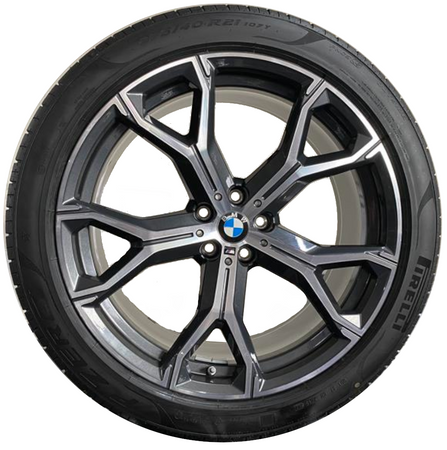 Oryginał koła 315/35 275/40 21cali BMW X5 G05 X6 G06 741M Pirelli lato