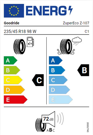 235/45R18 Goodride Z-107 98W XL opona letnia montaż gratis