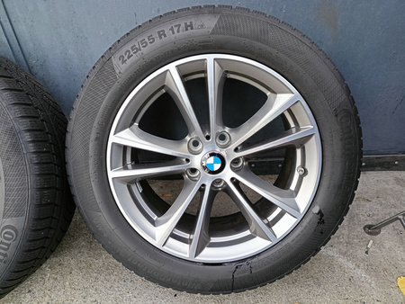 Oryginał koła 225/55R17 BMW 5 G30 G31 2 3 4 7 Continental zima 7,2mm