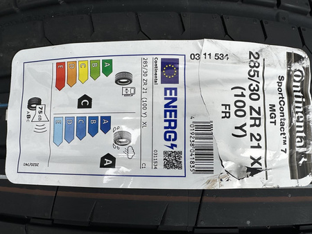 Oryginał koła 255/35 285/30 21cali Mercedes S W223 AMG Continental