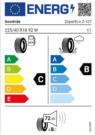 225/40R18 Goodride Z-107 92W XL opona letnia montaż gratis