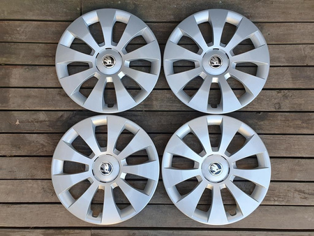 Oryginalne kołpaki 3V0601147 16cali Skoda Fabia Octavia Superb