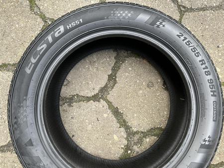 215/55R18 Kumho Ecsta HS51 komplet opon lato 7,3mm nr8732
