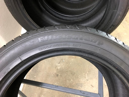 255/45R18 GoodYear i Pirelli komplet opon opony letnie 7,3mm nr1897