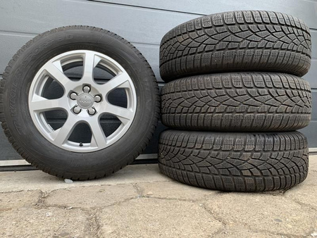 Oryginał koła 235/65R17 8R0 AUDI Q5 SQ5 S-LINE opony zima 7,6mm