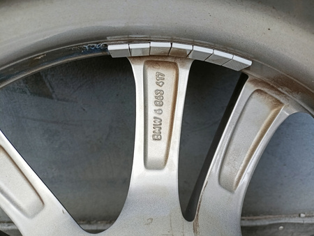 Oryginał koła 225/55R17 BMW 5 G30 G31 2 3 4 7 Continental zima 7,2mm
