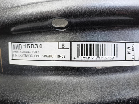 Oryginał felgi stalowe 16cali Nissan Primastar ET50 5x118