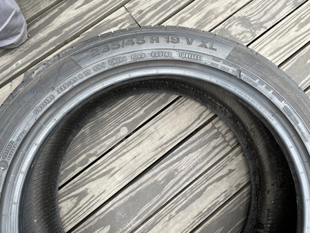 235/45R19 Continental ContiSportContact XL para opon lato 6,4mm nr9072