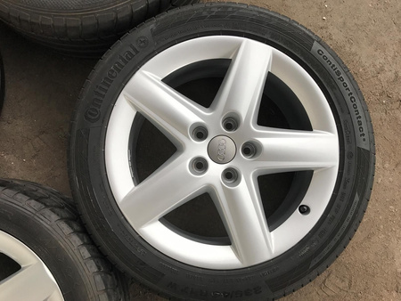 Oryginał koła felgi 235/45 17 cali audi 8P0 A3 S3 A4 B6 B7 Vw passat 6,8mm