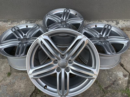 Oryginał Felgi 8,5J 19cali 8U0 AUDI Q3 S-LINE A3 A4 B7 A6 C6 POMPEI nr906