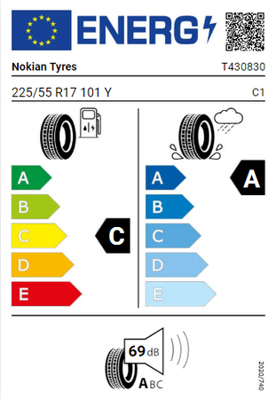 225/55R17 Nokian Powerproof 101Y XL opona letnia montaż gratis