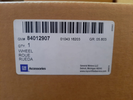 Oryginalna felga 18cali Opel Astra Buick Holden Vauxhall 5x105