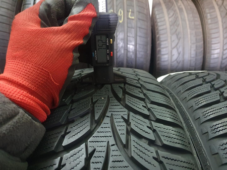 175/65R15 Nokian WR D3 komplet opon zima 7,2mm nr5201