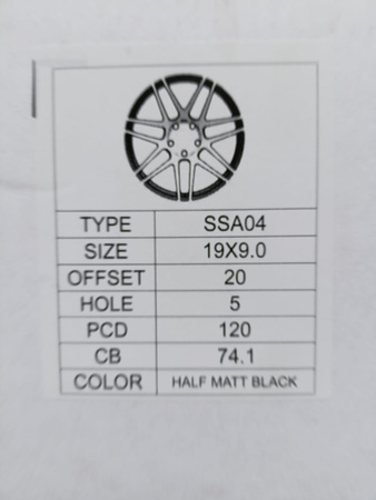 Felgi 19cali BMW 5 6 7 E60 E61 E65 F01 F02 M3 M4 5x120