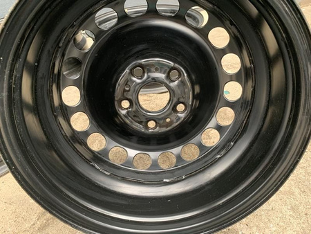 Oryginalne felgi stalowe + kołpaki 16 5x112 VW Sharan Tiguan Alahambra