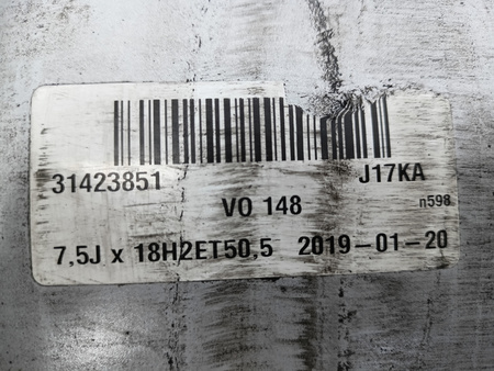 Oryginał felgi 18cali Volvo XC60 XC70 S80 V60 V50 S40 C30 V40