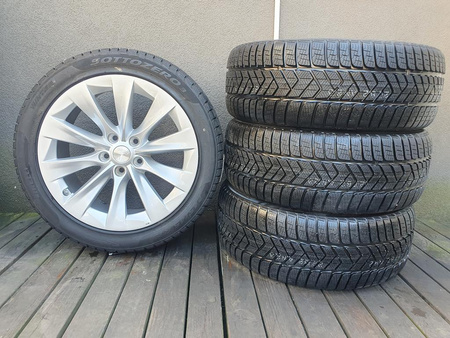 Oryginał koła 245/45R19 Tesla S Aeroturbine 5x120 Pirelli zima nowe