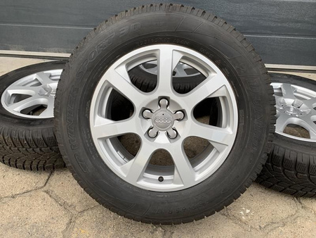 Oryginał koła 235/65R17 8R0 AUDI Q5 SQ5 S-LINE opony zima 7,6mm
