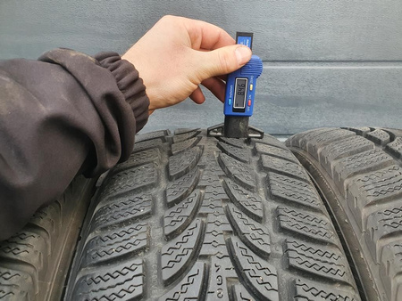 205/55R16 Nokian W+ komplet opon zima 8,4mm nr6548