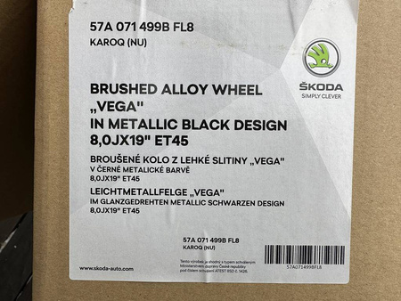 Oryginał felgi 19cali 57A Skoda Karoq Octavia Superb Enyaq 5x112