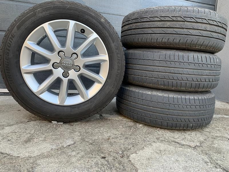 ORYGINAŁ KOŁA 225/55R16 cali 8K0 AUDI A4 B8 S-LINE A3 A4 A6 Opony lato