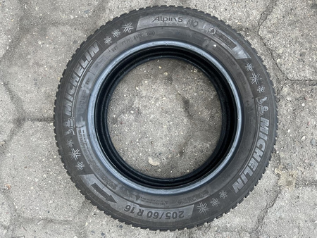 205/60R16 Michelin Alpin 5 komplet opon zima 7,5mm nr6485