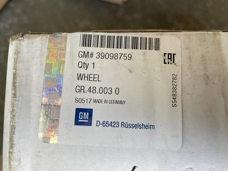 Oryginalne felgi 16cali Opel Insignia Astra J Ampera Antara 5x115