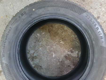 225/55R17 Continental WinterContact komplet opon zima 7,0mm nr7486