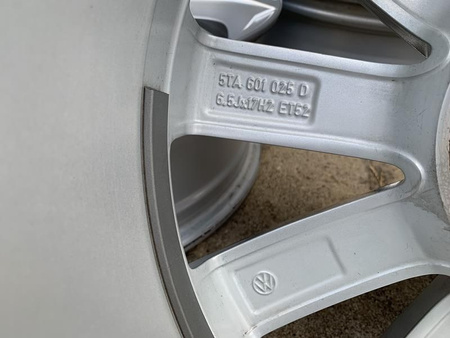 Oryginał felgi 5TA VW 17 Cali Golf 5 6 7 Touran Caddy Sharan
