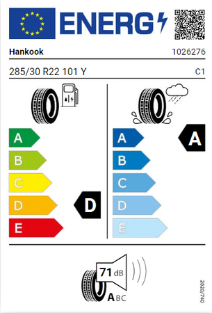 285/30R22 Hankook Ventus S1 Evo 3 101Y XL opona letnia montaż gratis
