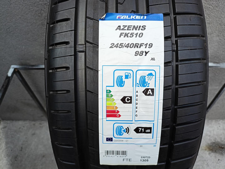 245/40R19 Falken Azenis FK510 opona pojedynka lato nowa P985