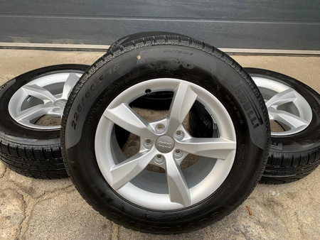 Oryginał Koła 225/60 16cali 4G0 Audi A6 C7 S-line A4 A5 Opony Zima 8mm