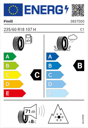 235/60R18 Pirelli Scorpion Winter XL 107H opona zimowa montaż gratis