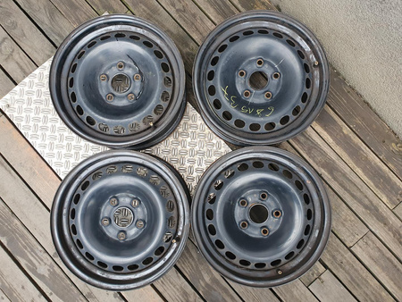 Oryginał felgi stalowe 15cali VW Rabbit Eurovan Seat Altea Leon