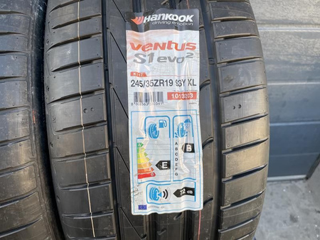 245/35R19 Hankook Ventus S1 evo 2 komplet opon lato nowe nr9050