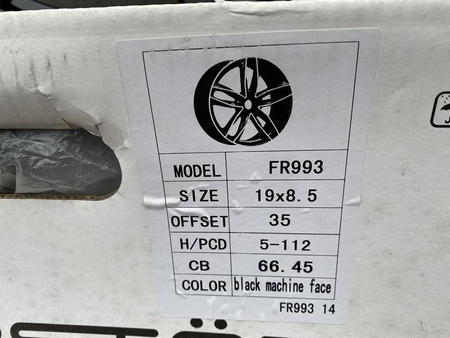 Felgi Czarne połysk 19" 5x112 AUDI S5 S6 S7 S8