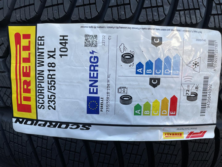 Koła 235/55R18 Honda Element 5x114,3 et35 Pirelli zima nowe