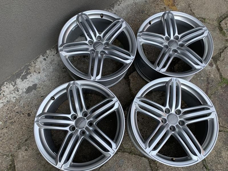 Oryginał Felgi 8,5J 19cali 8U0 AUDI Q3 S-LINE A3 A4 B7 A6 C6 POMPEI nr906
