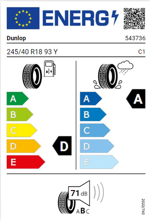 245/40R18 Dunlop Sport Maxx RT2 93Y 97Y opona letnia montaż gratis