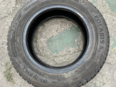 165/70R14 Barum Polaris 5 komplet opon zima 7,4mm nr4094