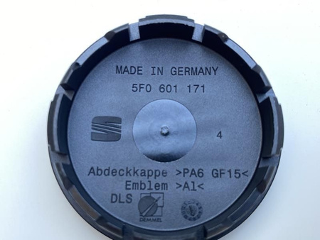 Oryginał Dekielki Dekle Kapsle Zaślepki SEAT Altea Exeo 5F0601171
