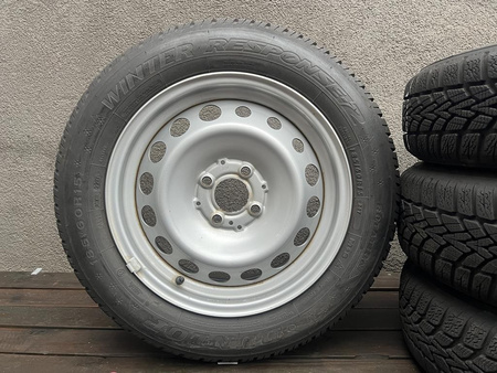 Koła stalowe 185/60R15 165/65R15 Smart ForFour ForTwo Dunlop 7,3mm zima