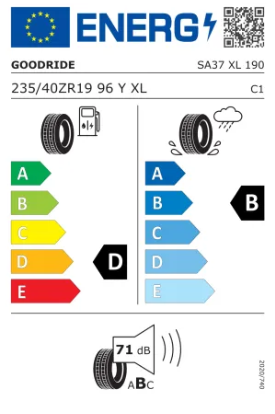 235/40R19 Goodride SA37 96Y XL opona letnia montaż gratis
