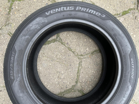 215/55R17 Hankook Ventus Prime 3 para opon lato 6,8mm nr7032