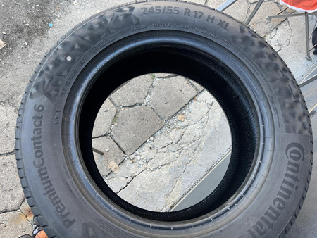 245/55R17 Continental PremiumContact 6 opona pojedynka lato nowa P777